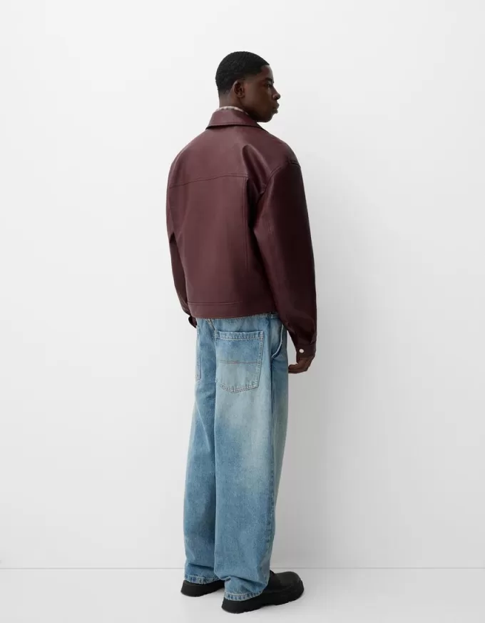 Giacca effetto pelle