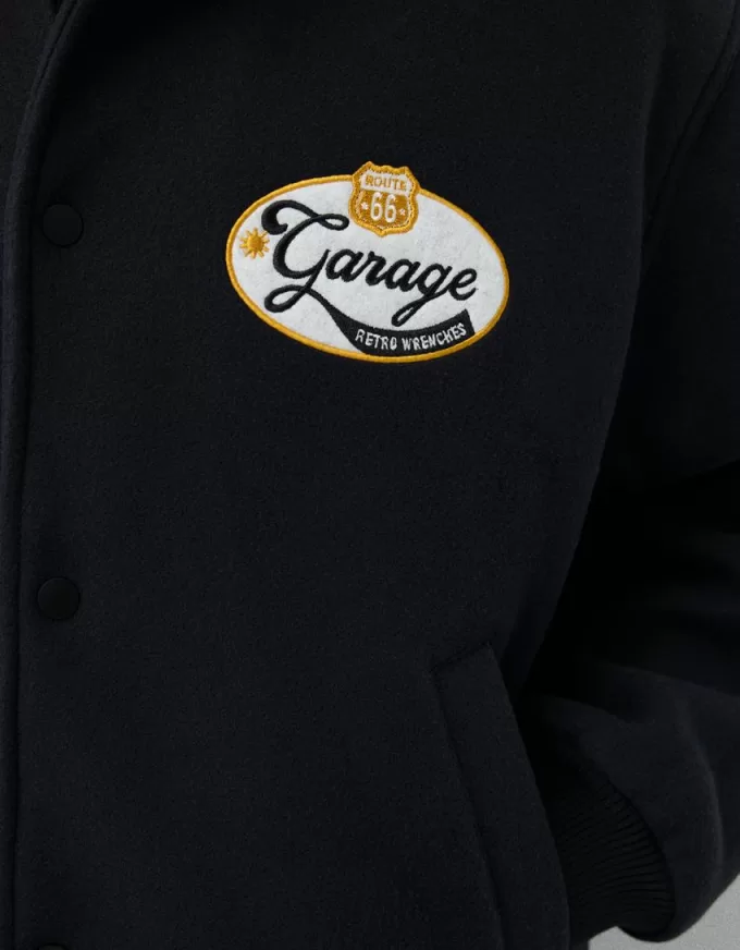 Giacca in feltro ricamato