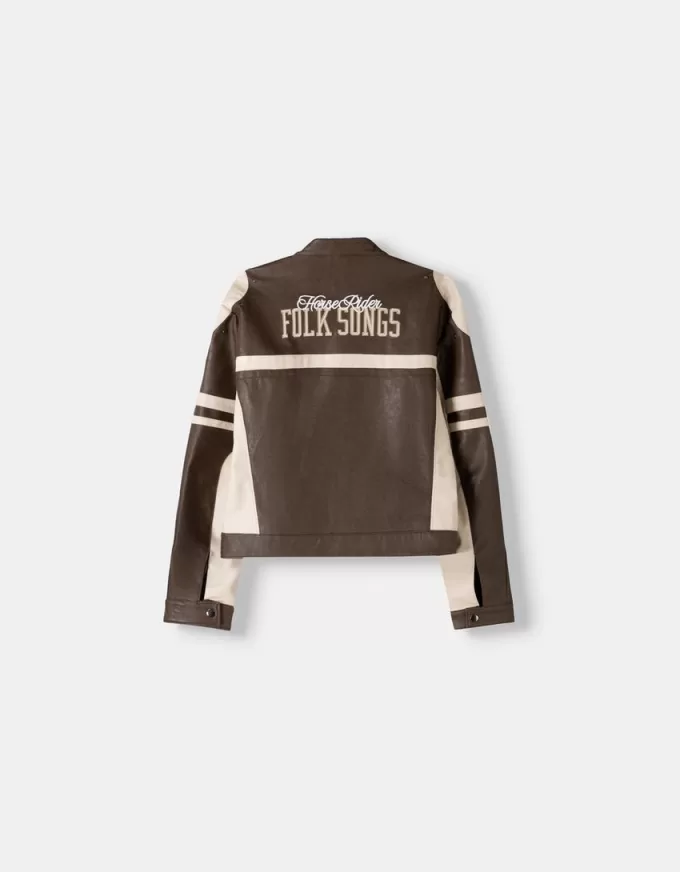 Giacca in finta pelle