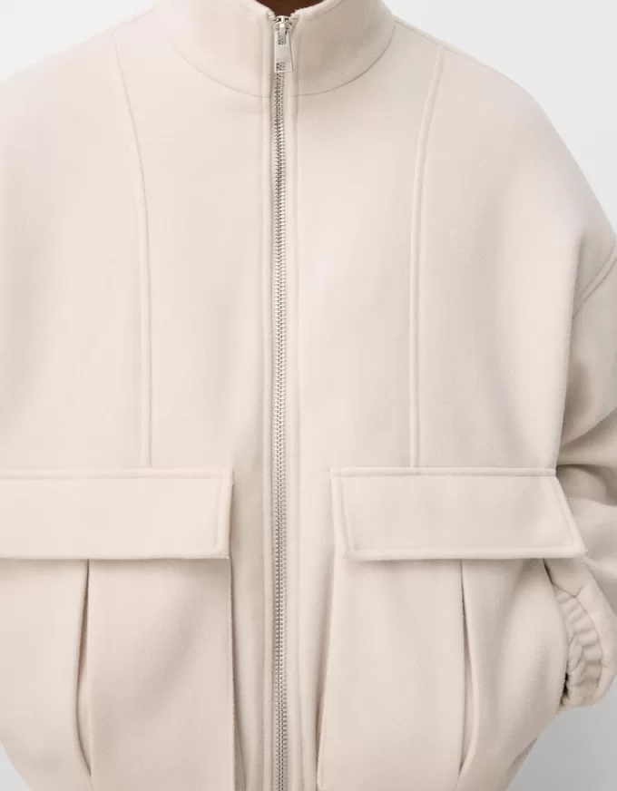 Giacca in tessuto di feltro