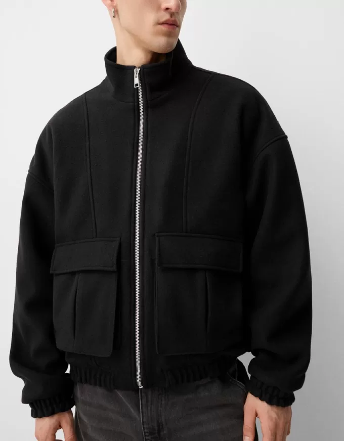 Giacca in tessuto di feltro