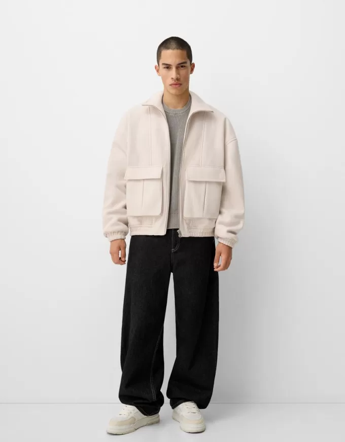 Giacca in tessuto di feltro