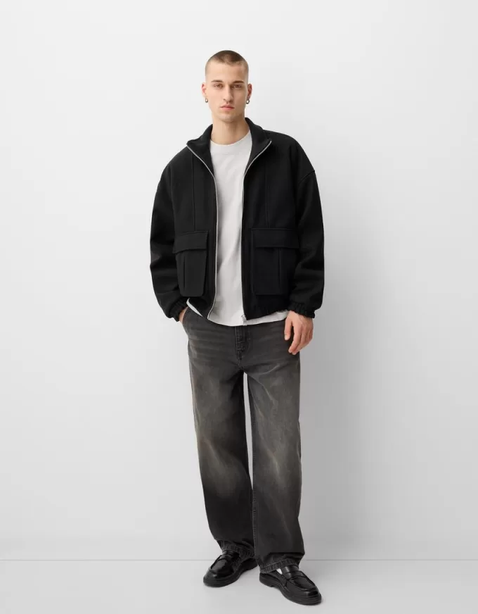 Giacca in tessuto di feltro