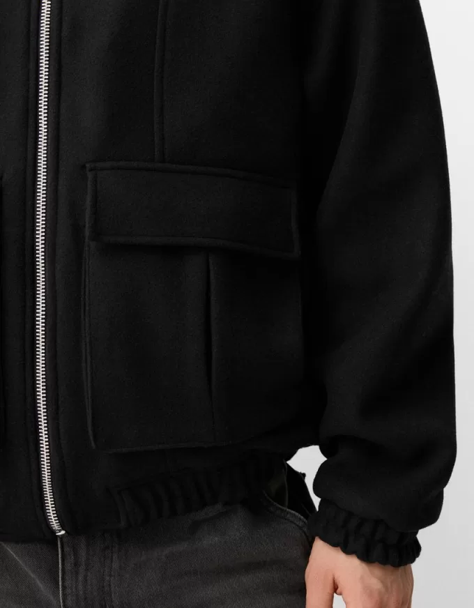 Giacca in tessuto di feltro