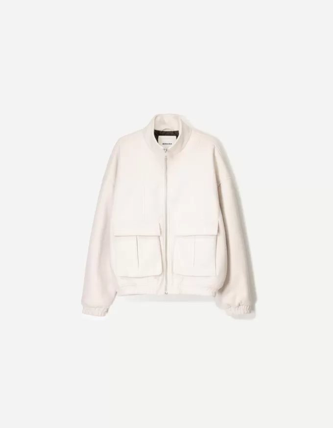 Giacca in tessuto di feltro