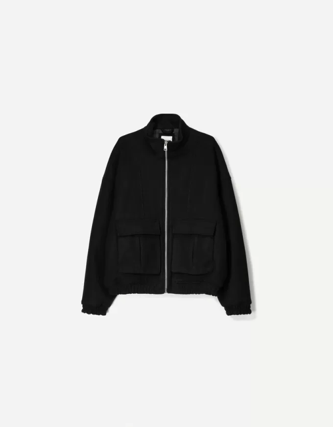 Giacca in tessuto di feltro