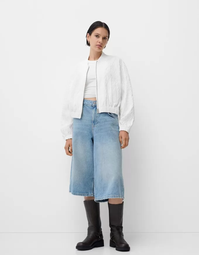 Giacca leggera testurizzata