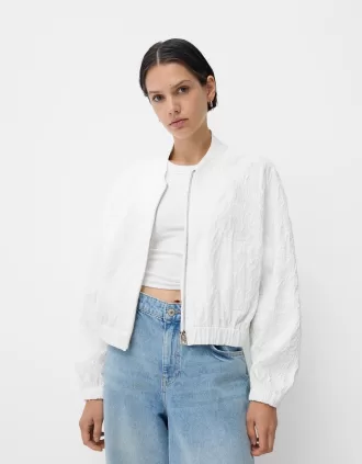 Giacca leggera testurizzata