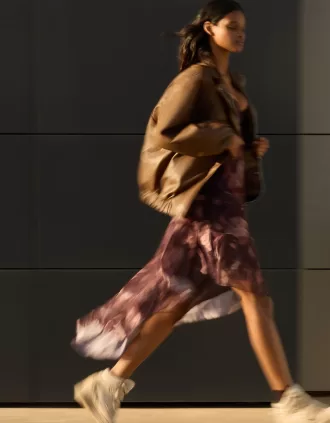 Giacca oversize in ecopelle