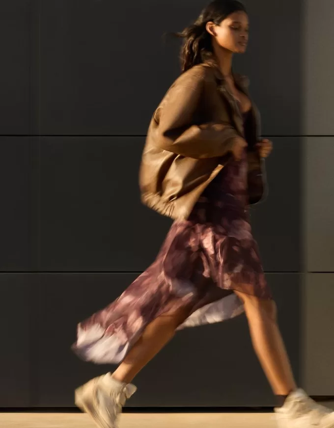 Giacca oversize in ecopelle