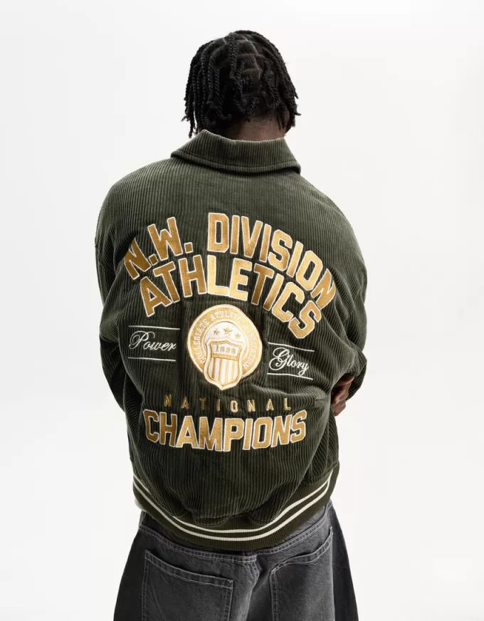 Giacca retrò in velluto a coste