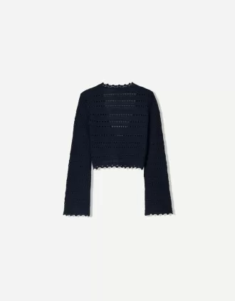 Giacca rustica traforata