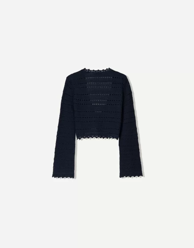 Giacca rustica traforata