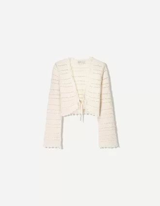 Giacca rustica traforata