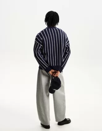 Giacca sportiva con stampa a righe