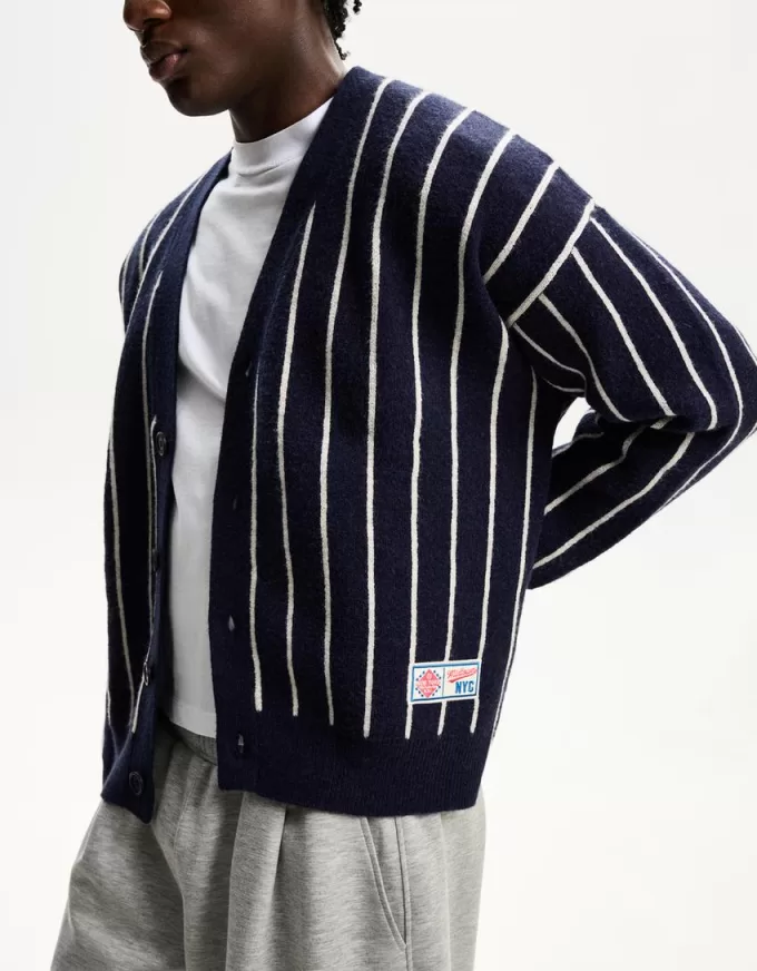 Giacca sportiva con stampa a righe