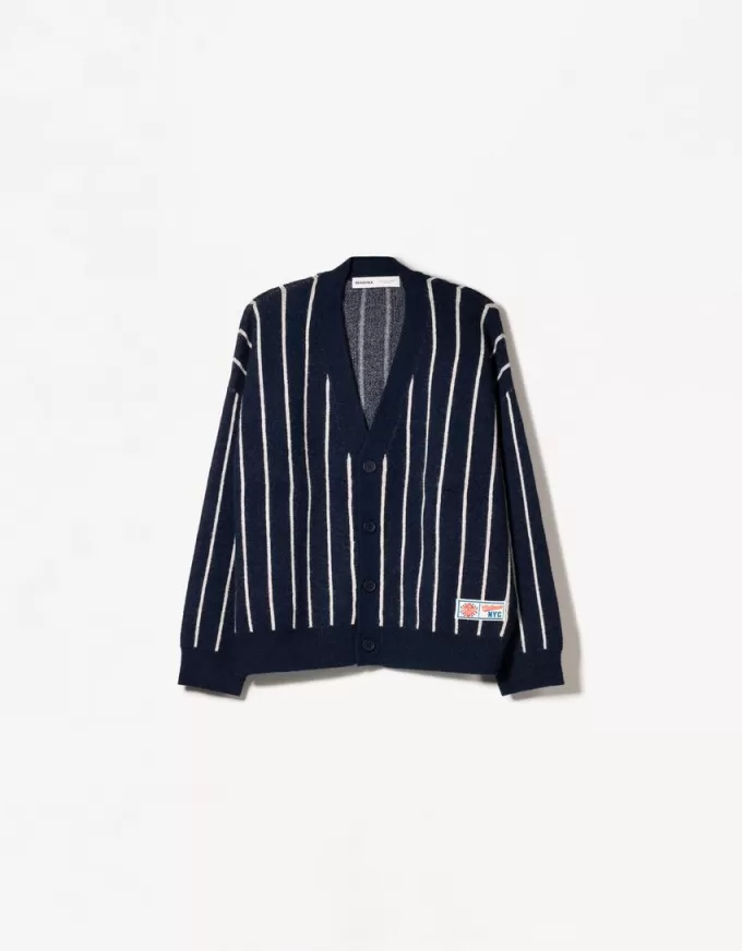 Giacca sportiva con stampa a righe