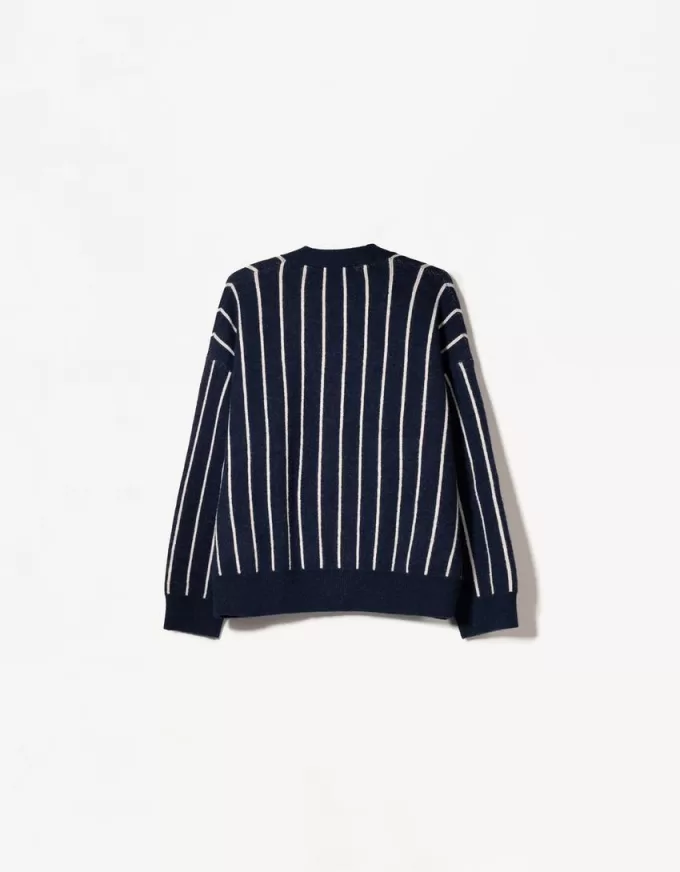 Giacca sportiva con stampa a righe