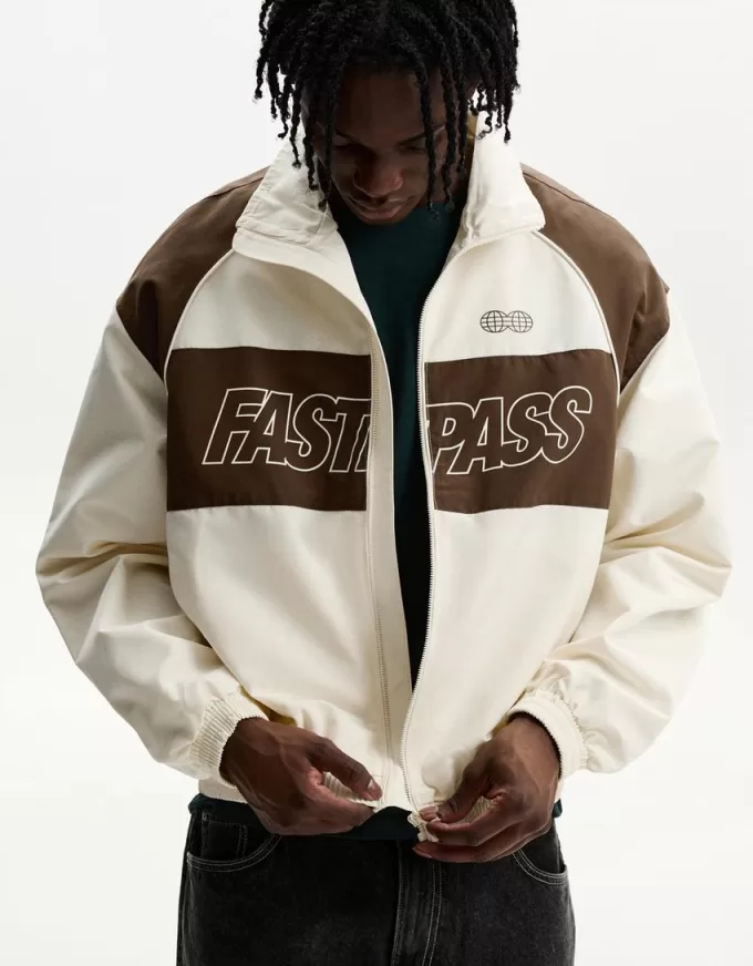 Giacca tecnica stampata