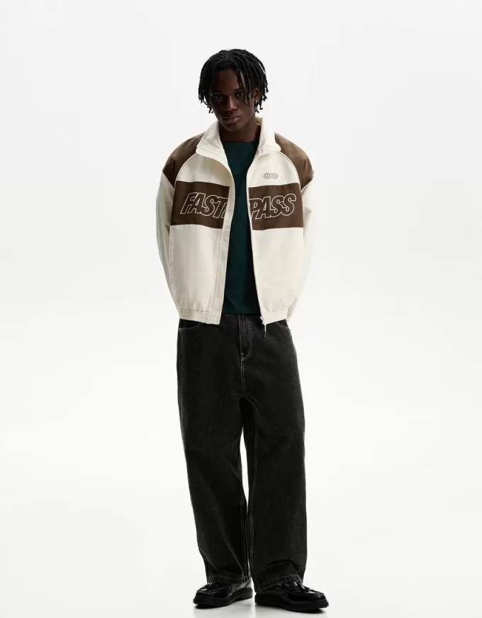 Giacca tecnica stampata