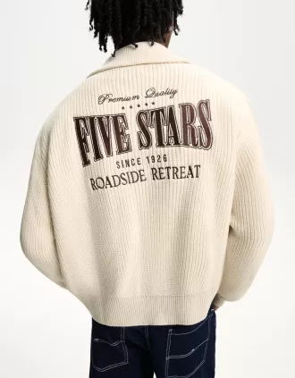 Giacca testurizzata ricamata