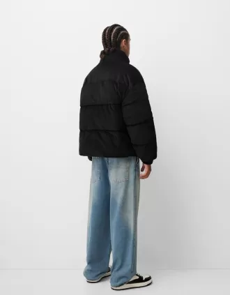 Giacca trapuntata in velluto a coste