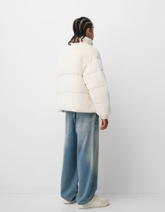 Giacca trapuntata in velluto a coste