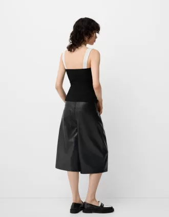 Gilet a fascia a contrasto