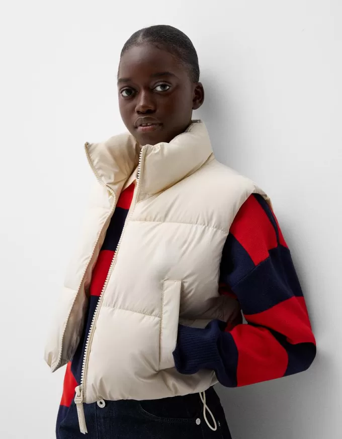 Gilet imbottito corto