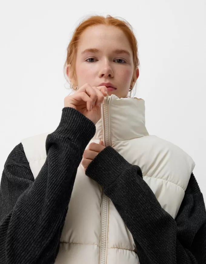 Gilet imbottito corto