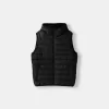 Gilet imbottito leggero con cappuccio
