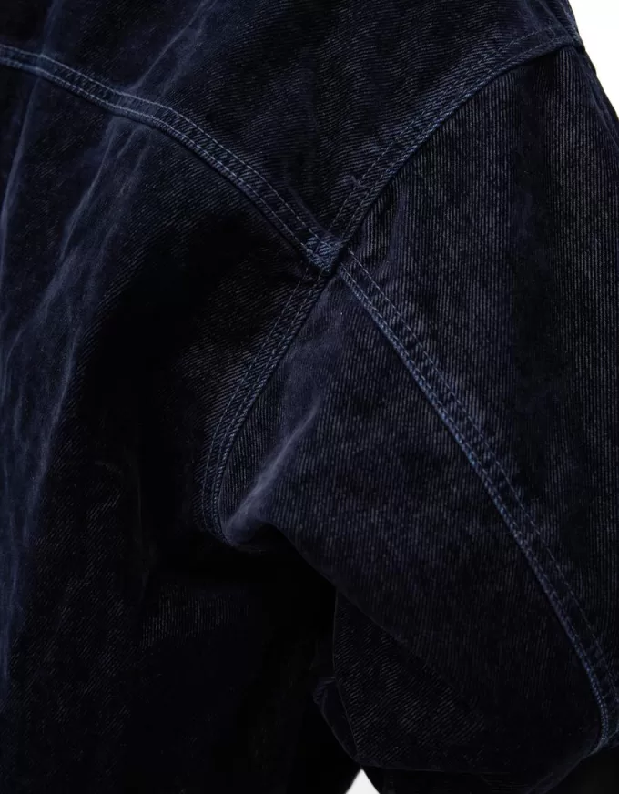 Giubbotto di jeans con tasche