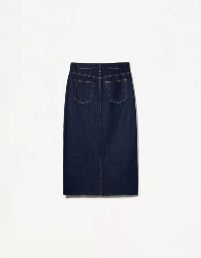 Gonna lunga in denim