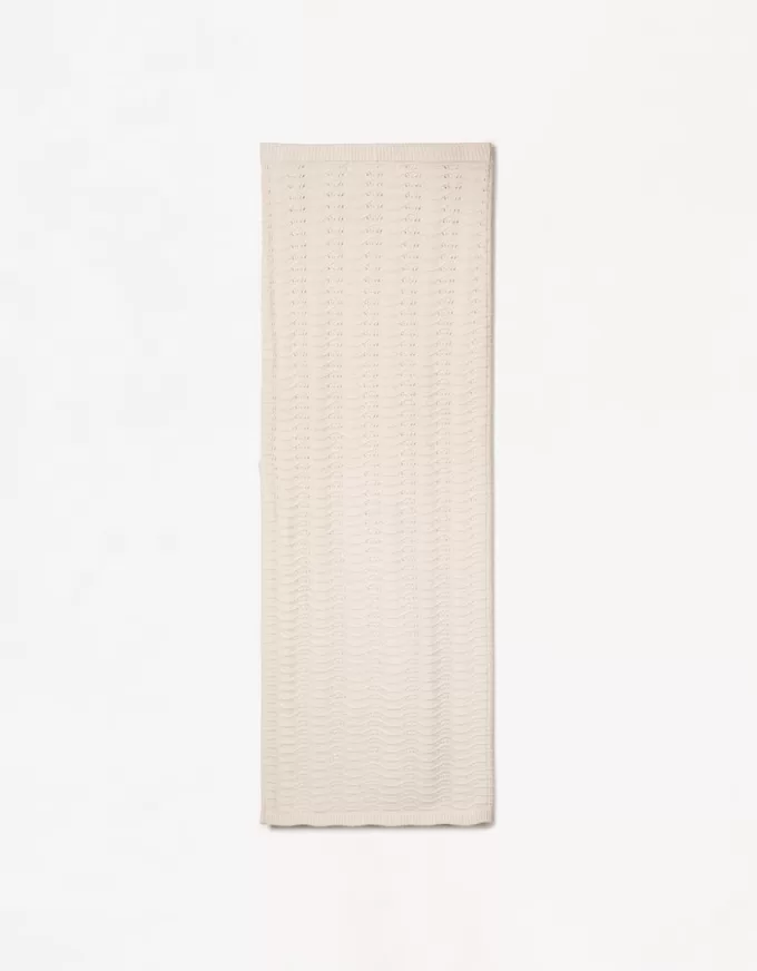 Gonna midi in maglia aperta