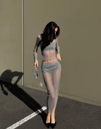 Gonna midi in rete scintillante