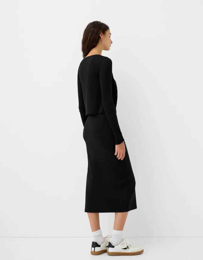 Gonna semilunga arricciata