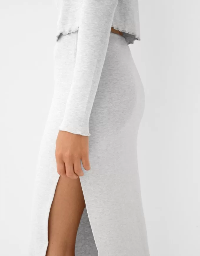 Gonna semilunga arricciata