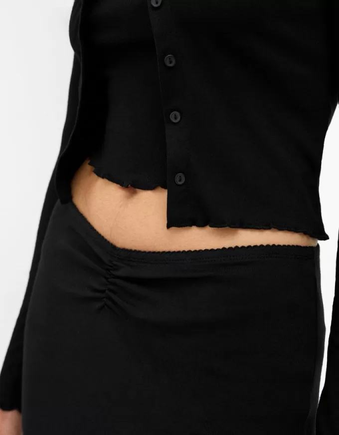 Gonna semilunga arricciata