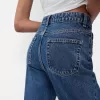 Jeans a gamba larga dalla vestibilità dritta