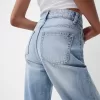 Jeans a gamba larga dalla vestibilità dritta