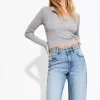 Jeans anni ’90 strappati a gamba larga
