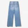 Jeans anni ’90 strappati a gamba larga