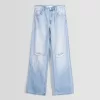 Jeans anni ’90 strappati a gamba larga