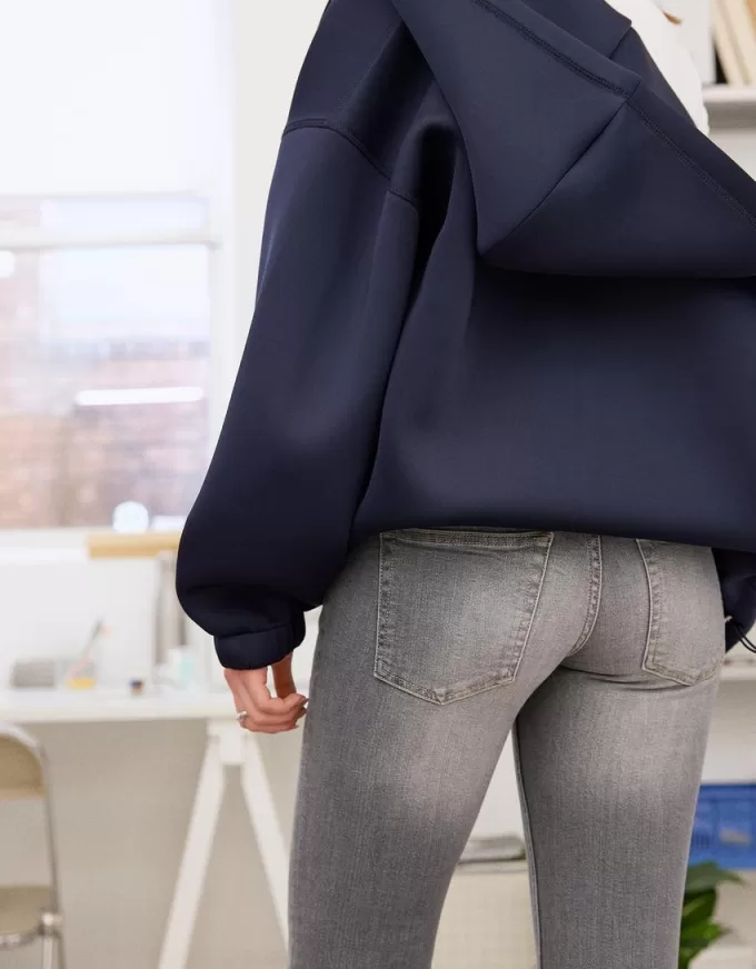 Jeans bootcut a vita bassa