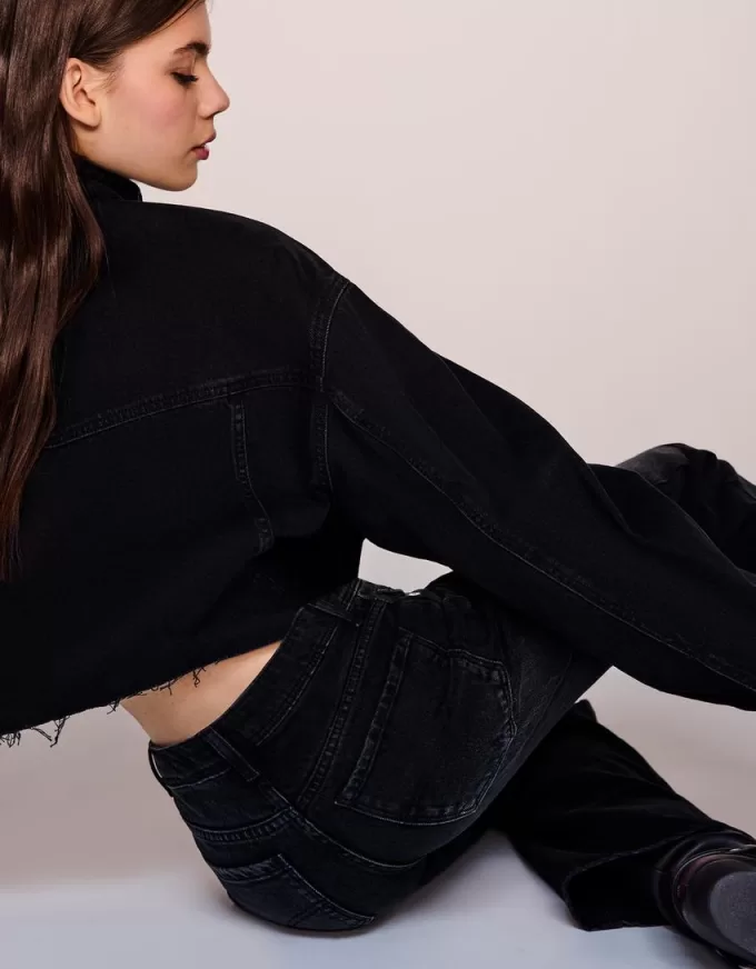 Jeans bootcut a vita bassa