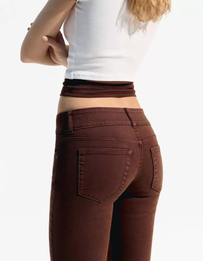 Jeans bootcut a vita bassa