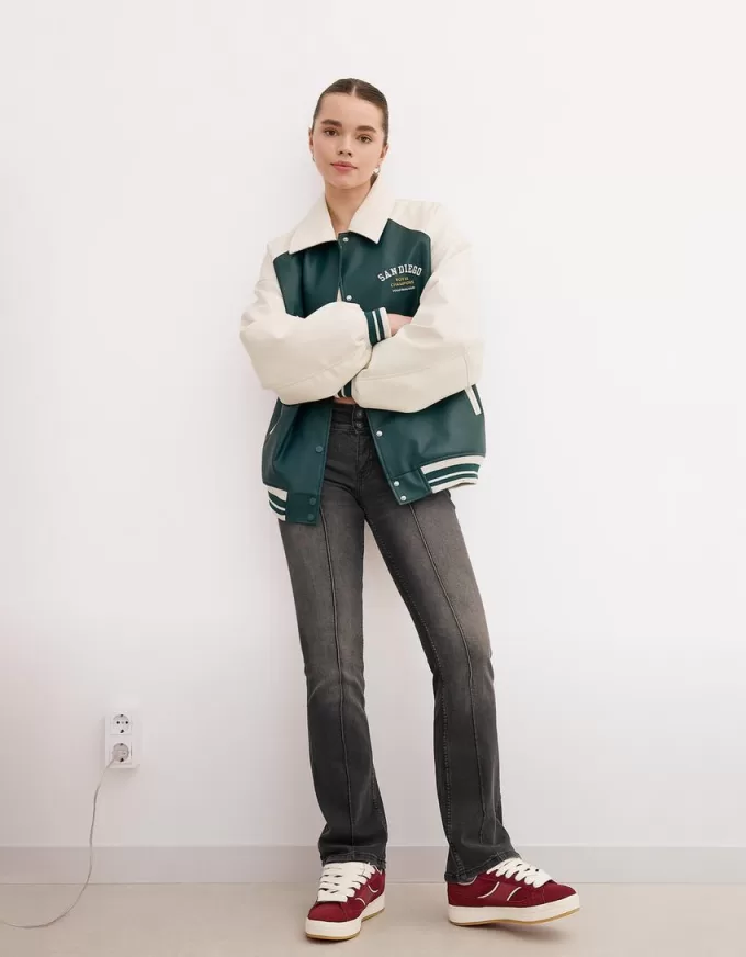 Jeans bootcut a vita bassa