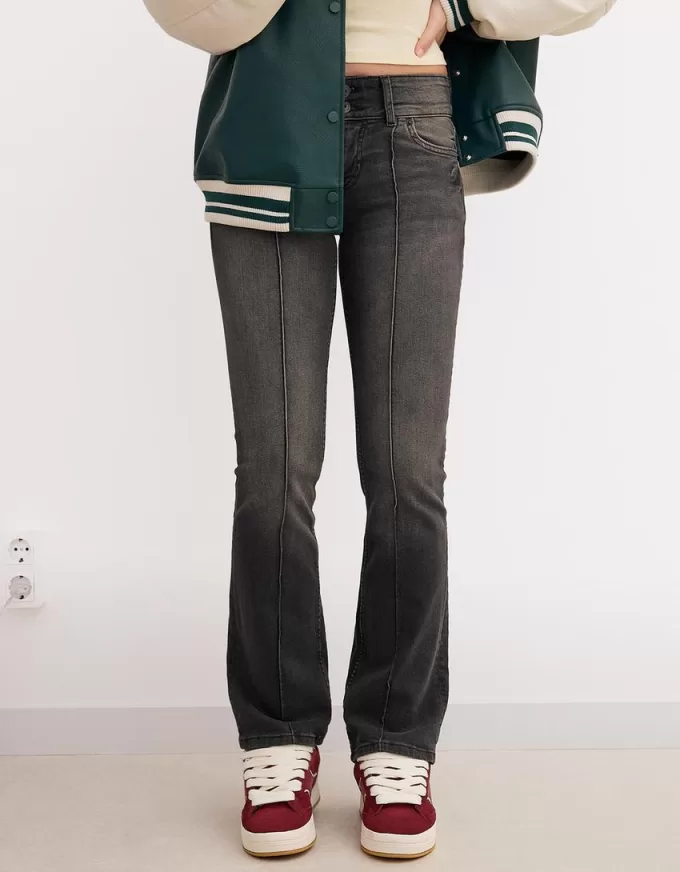 Jeans bootcut a vita bassa