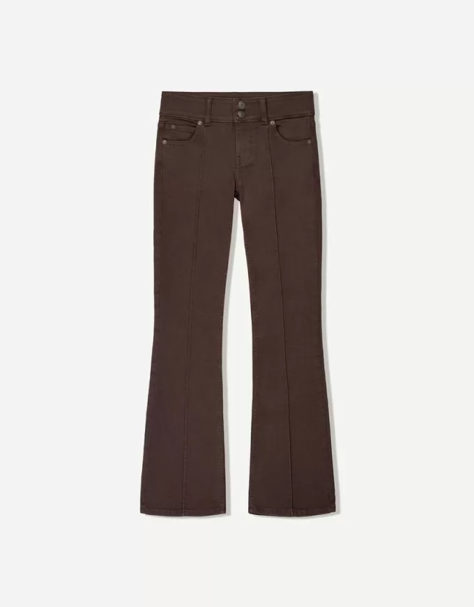 Jeans bootcut a vita bassa