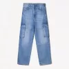 Jeans cargo larghi